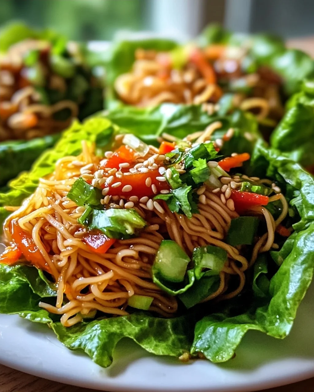 Asiatische Nudel-Wraps