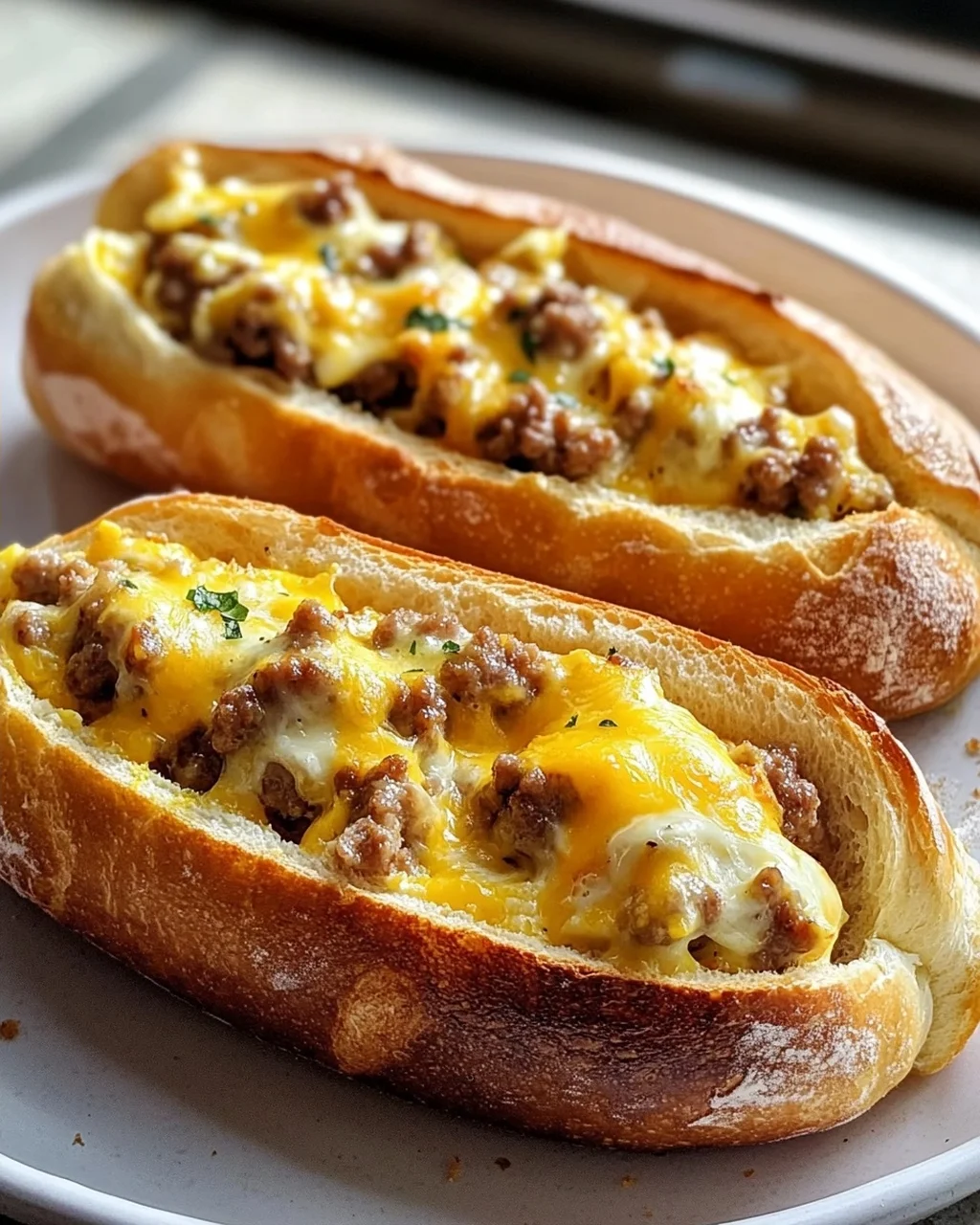 Baguette Boote: Ei, Rindswurst – Dein perfektes Frühstück!