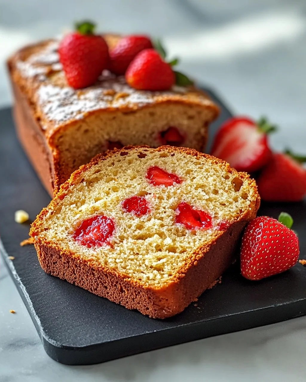 Bananen-Erdbeer-Früchtebrot: Süß, einfach & lecker backen!