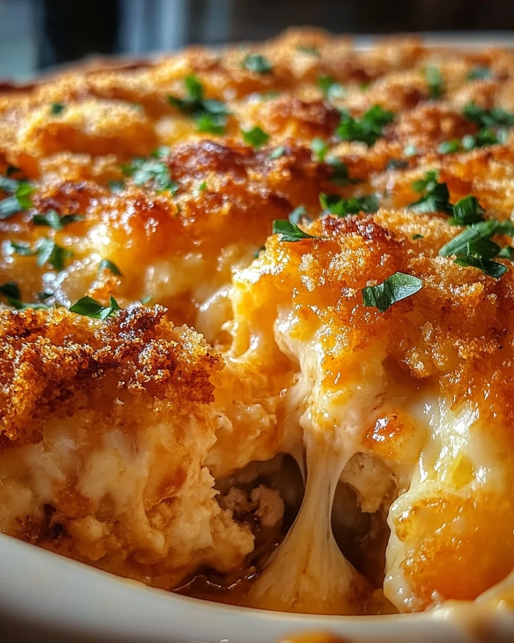 Bang Bang Hähnchen Auflauf
