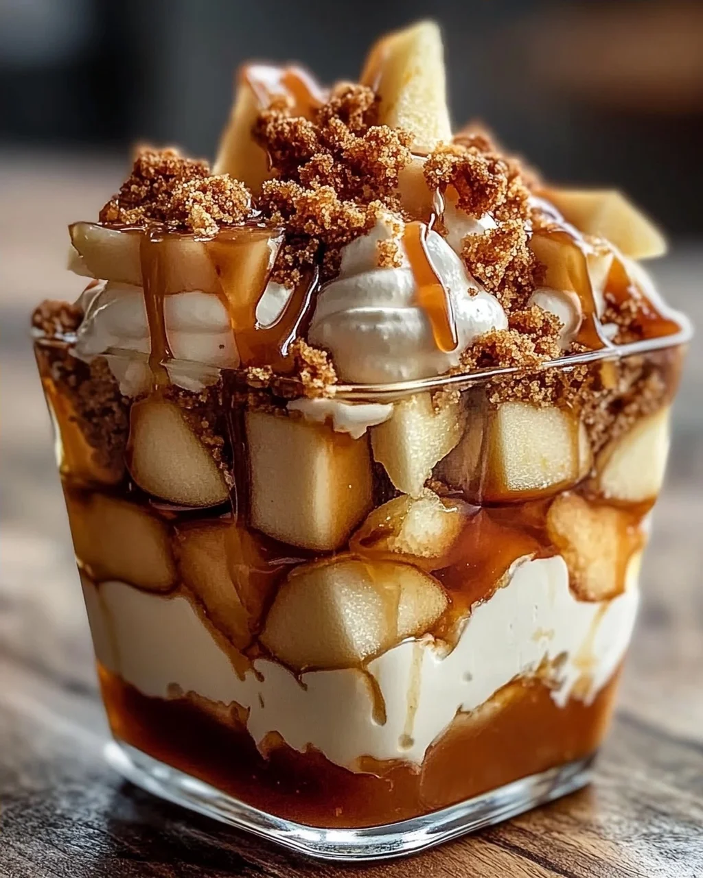 Bratapfel Karamell Trifle