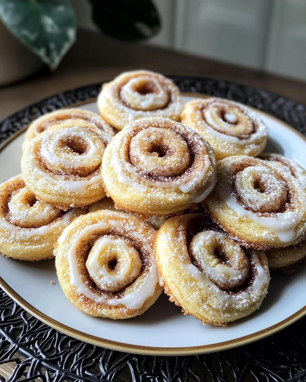 Cinnamon Roll Cookies - Zimtschnecken-Plätzchen