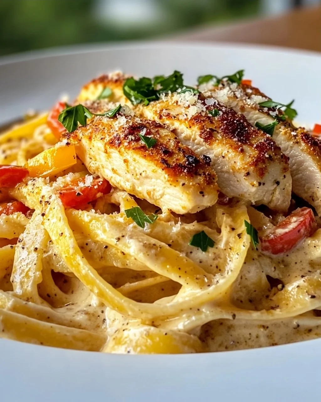 Cremige Cajun Hähnchen Pasta: Schnell & lecker genießen!