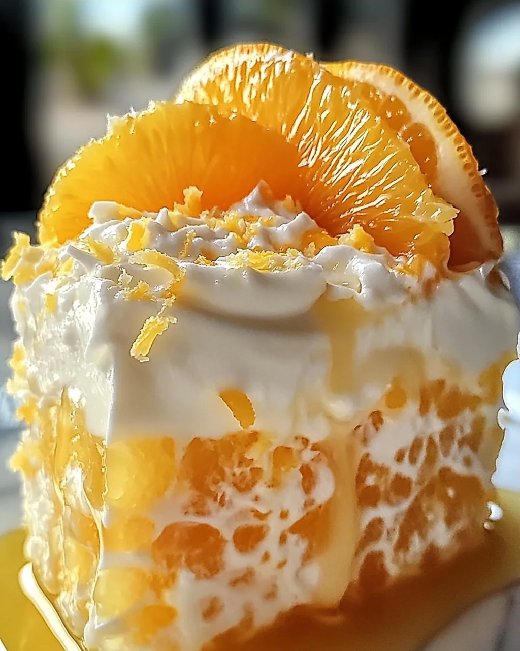 Cremige Kokosnuss-Orange Glückseligkeit für Genießer
