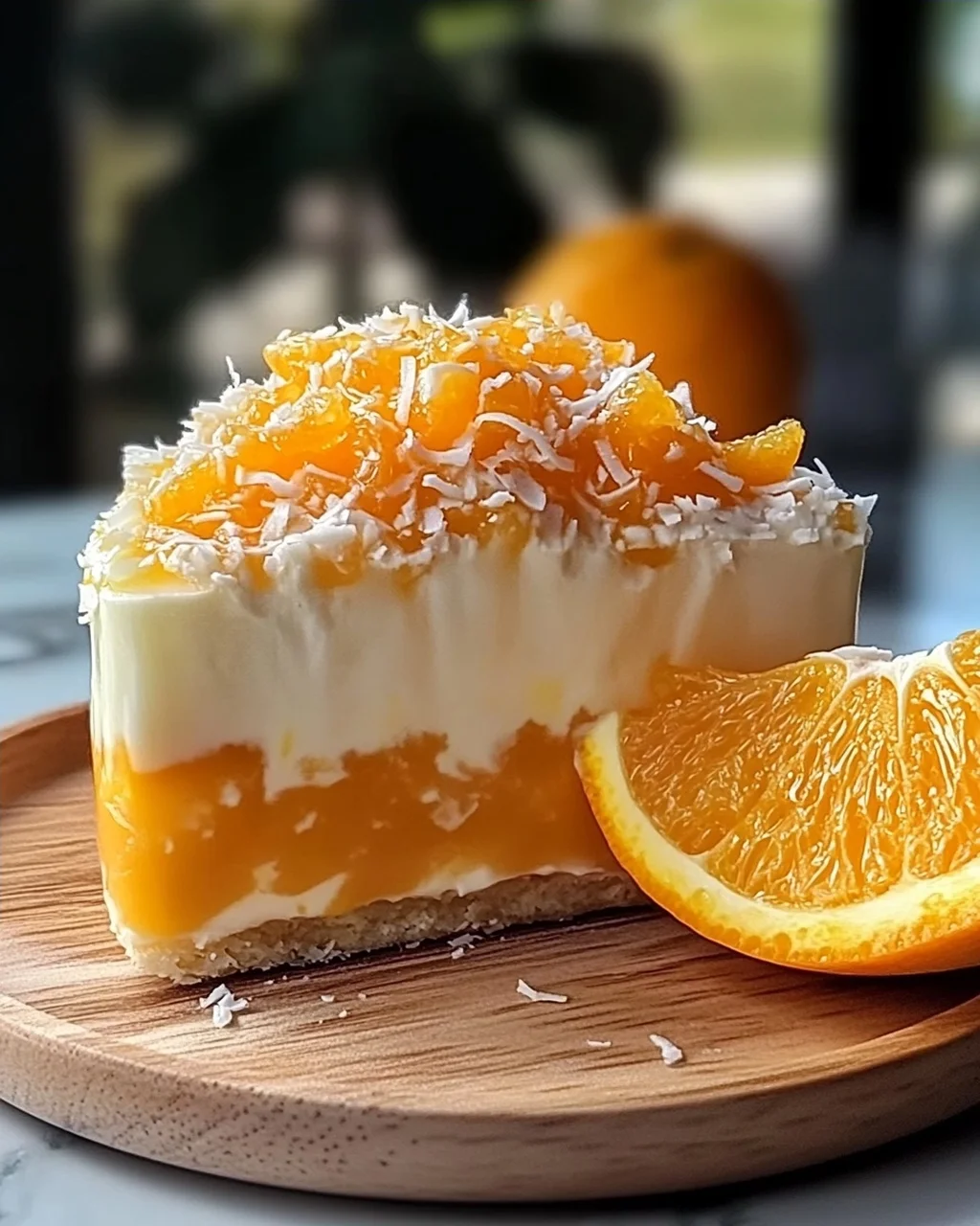 Cremige Kokosnuss-Orange Glückseligkeit für Genießer