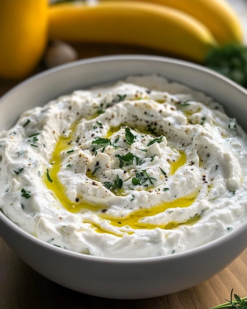 Cremiger Feta Dip mit Knoblauch & Joghurt – Dein Genuss!