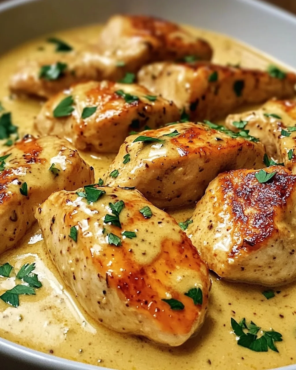 Cremiges Honig Senf Haehnchen: Einfach & unwiderstehlich!