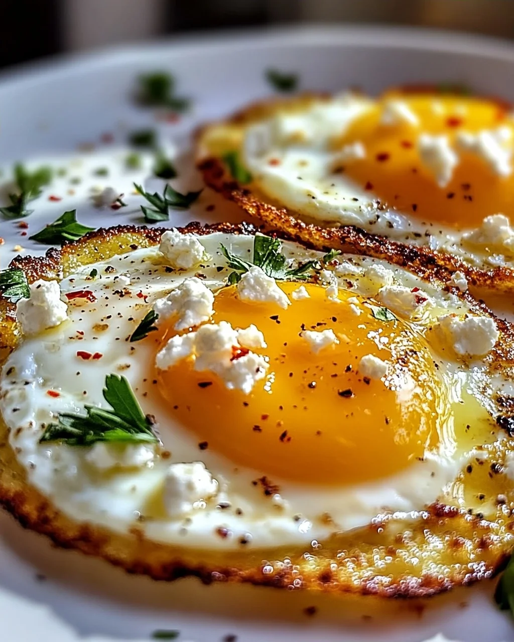 Crispy Feta Gebratene Eier: Einfaches Genussrezept