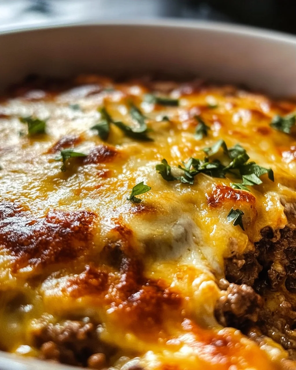 Dein Low Carb Cheeseburger Auflauf: Schnell, einfach, lecker!