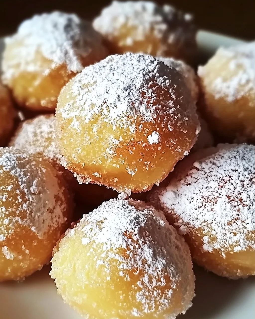 Gebackene Puderzucker-Donutlöcher leicht gemacht