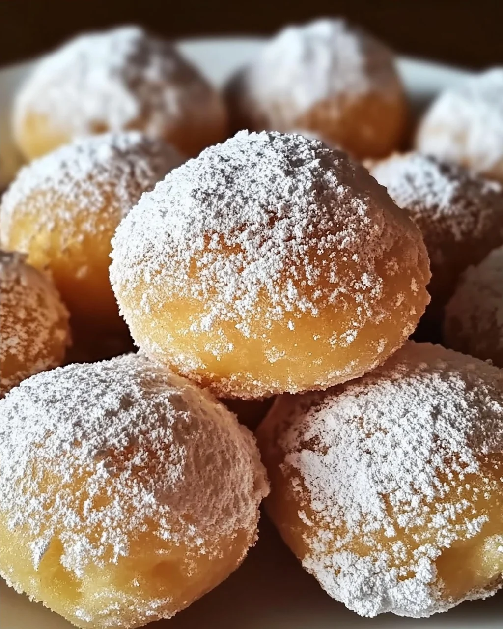Gebackene Puderzucker-Donutlöcher leicht gemacht