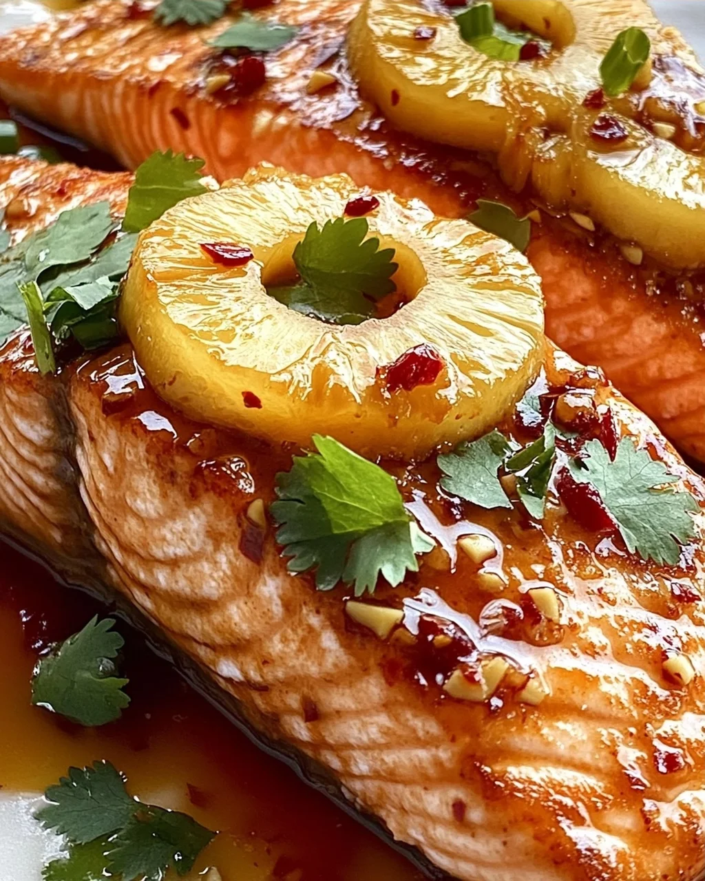 Gebratener Ananaslachs in 20 Minuten zubereitet