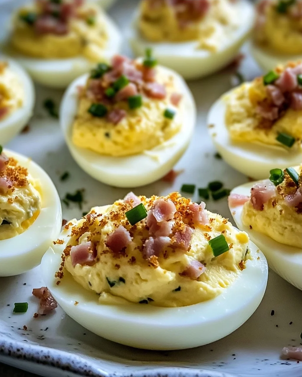 Gefüllte Eier (ohne Mayonnaise)