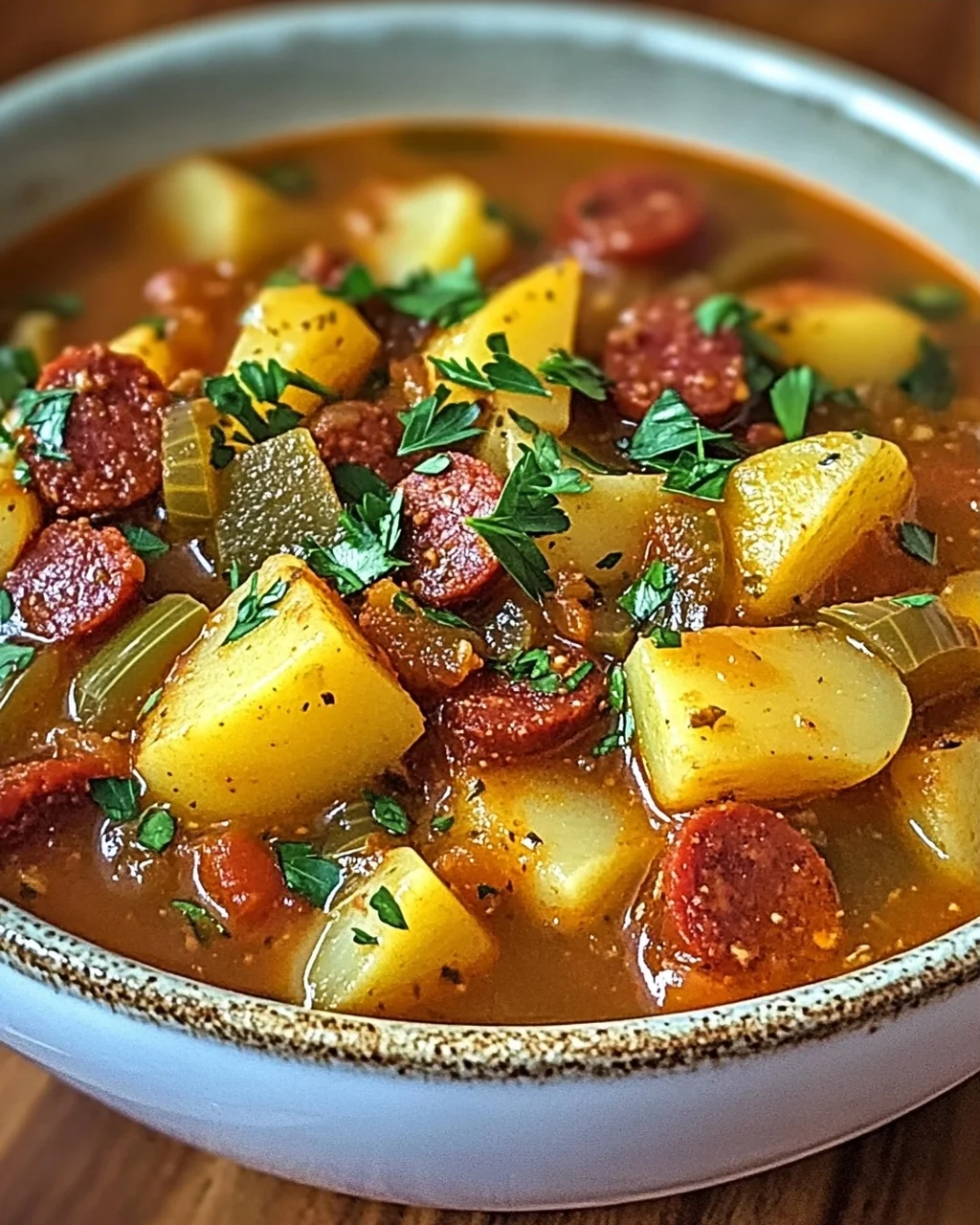 Herzhafte Chorizo-Suppe für gemütliche Abende