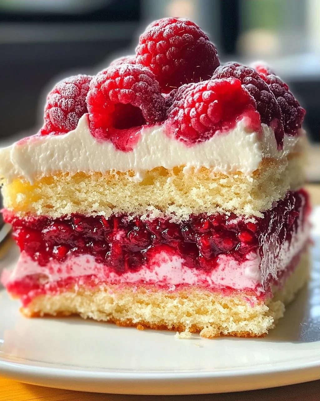 Himbeertorte mit Joghurtcreme