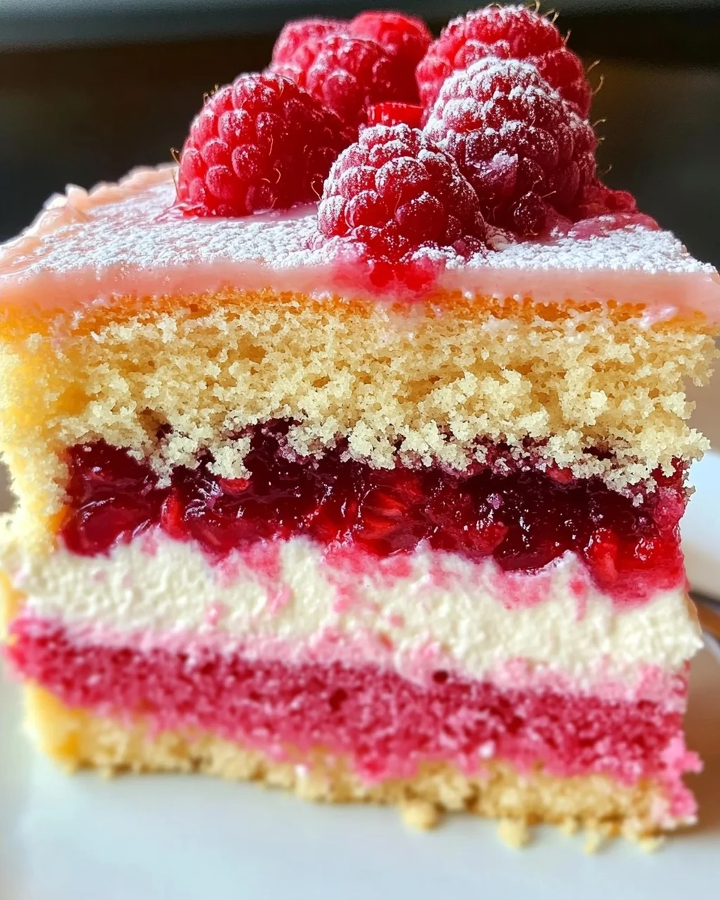 Himbeertorte mit Joghurtcreme