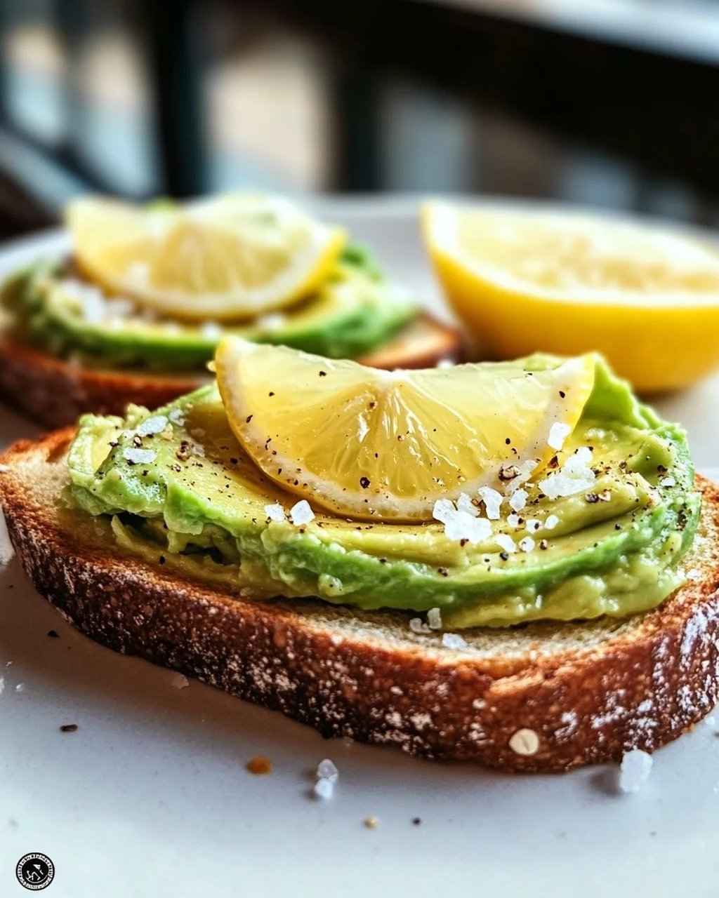 Klassischer Avocado Toast mit Meersalz & Zitrone – Frisch!