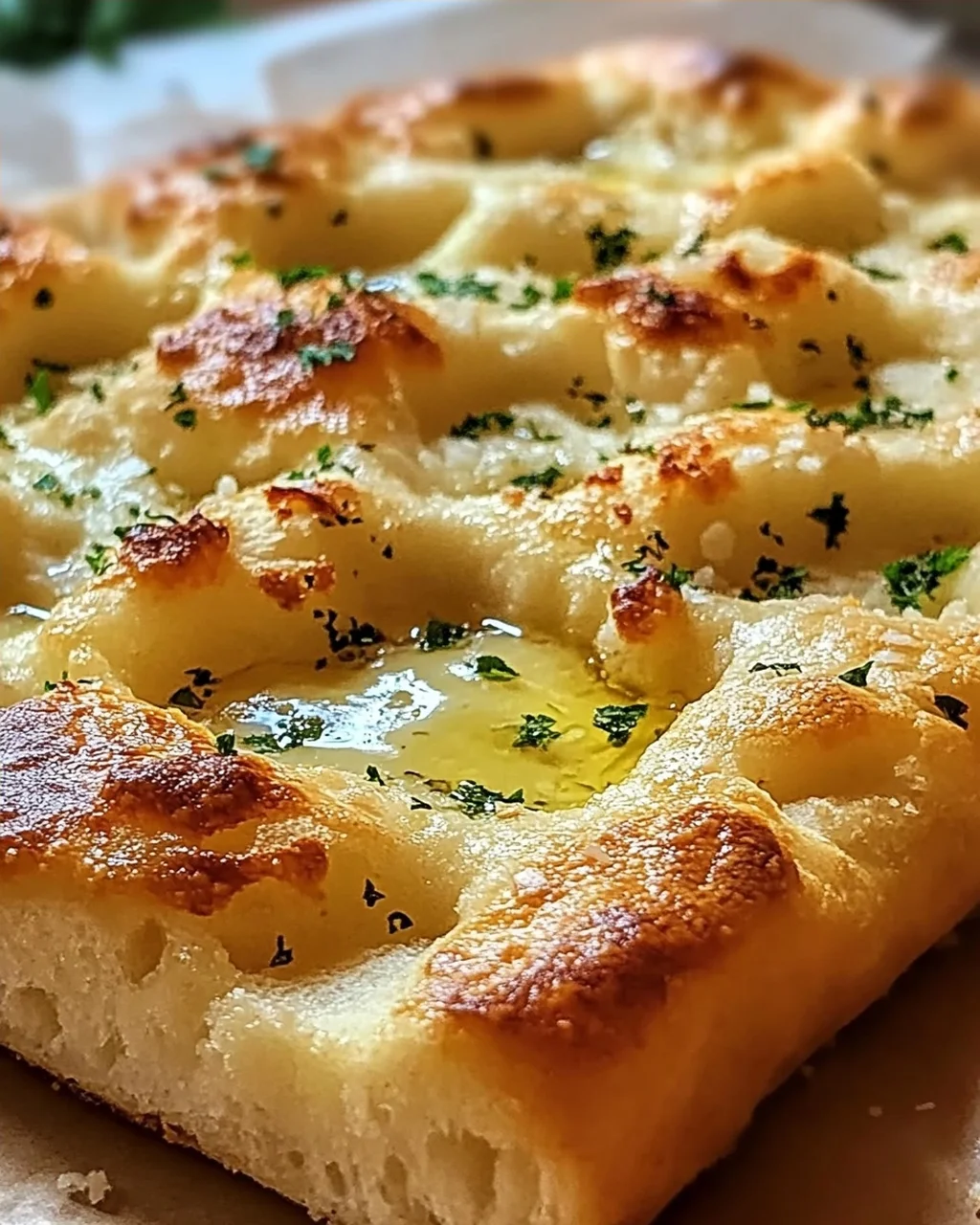 Knoblauchbutter-Focaccia für perfekten Genuss
