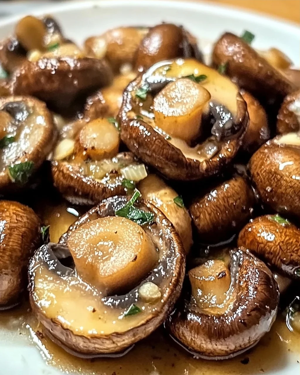Knoblauchbutter-Miso-Pilze in 30 Minuten zubereiten
