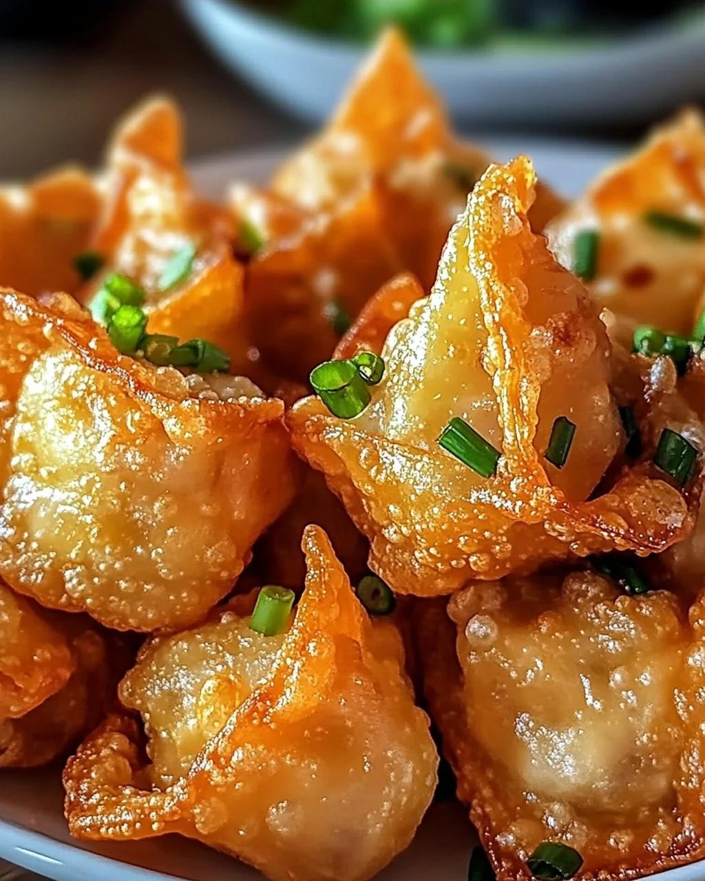 Knusprige Wontonteig-Wraps mit Garnelen ganz einfach