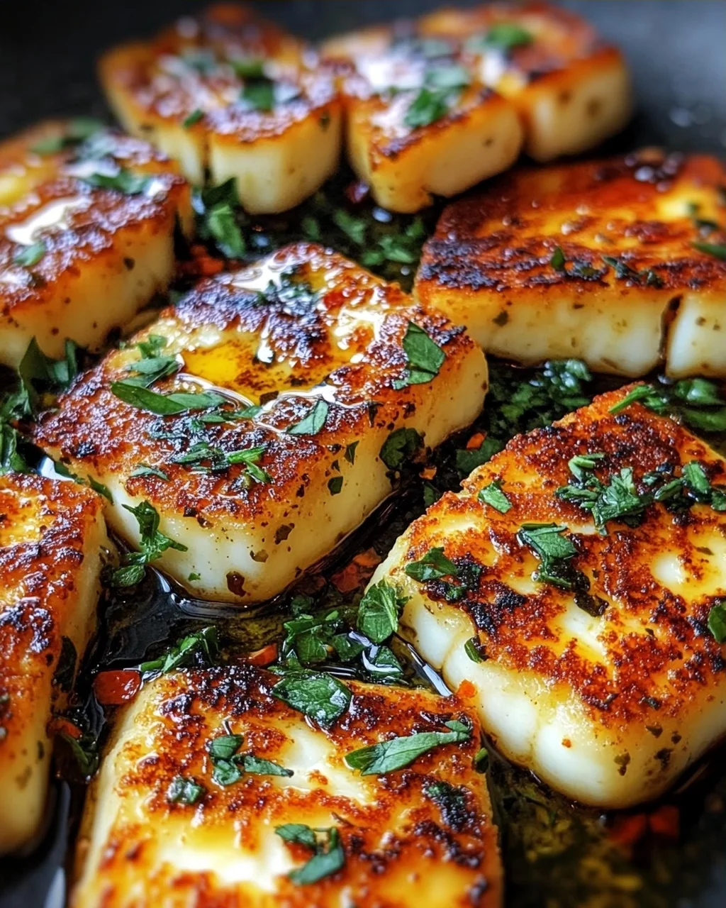 Knuspriger Halloumi aus der Pfanne