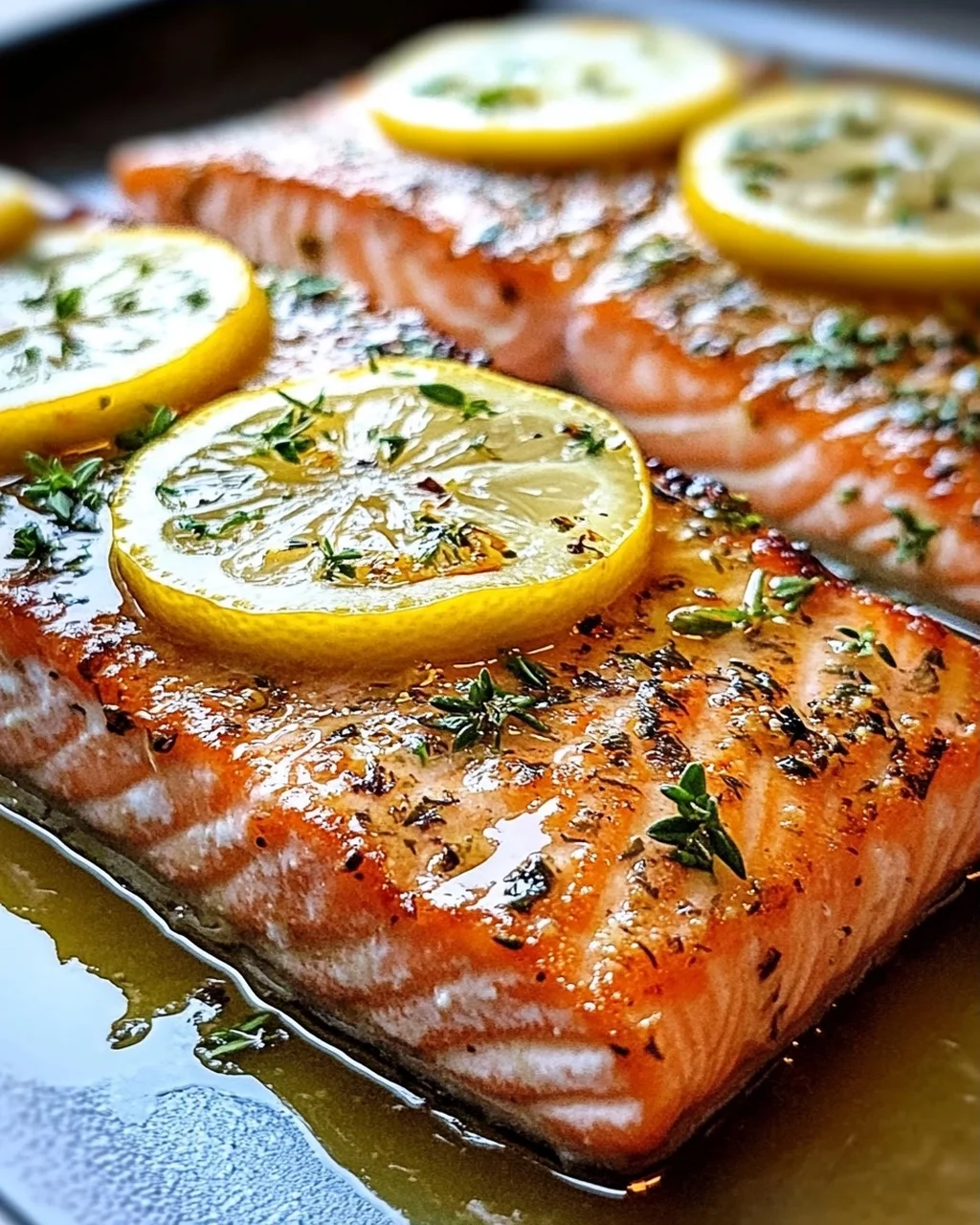 Köstliches und super saftiges Lachsfilet aus dem Ofen