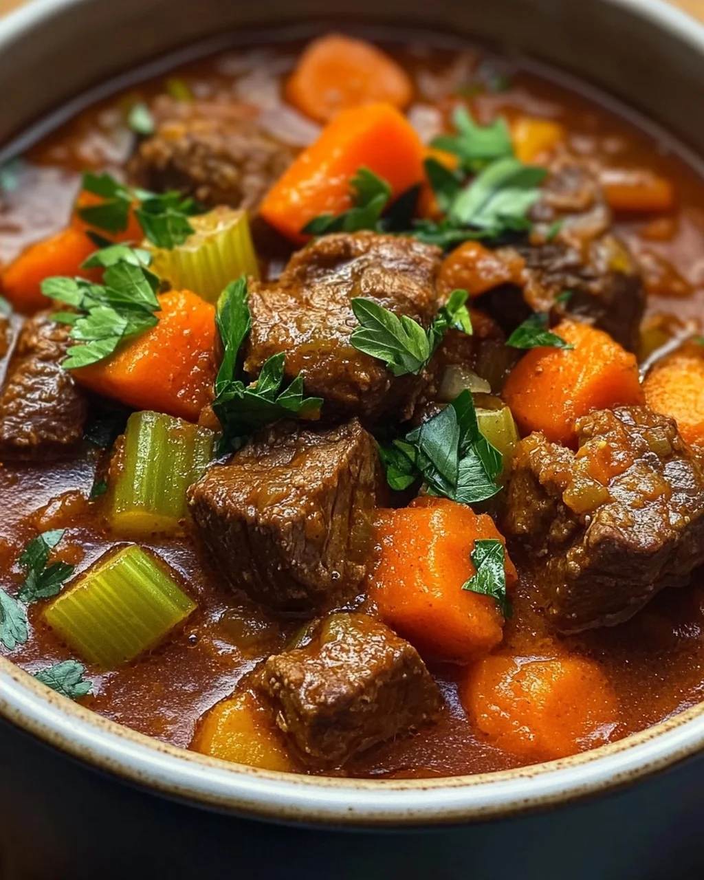 Leckeres marokkanisches Rindfleisch-Eintopf Rezept entdecken!