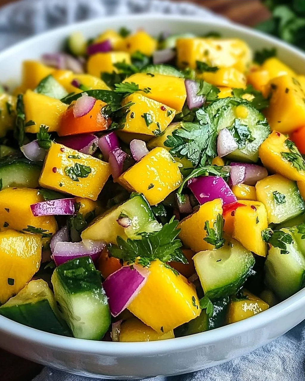Mango-Gurken-Salat Rezept