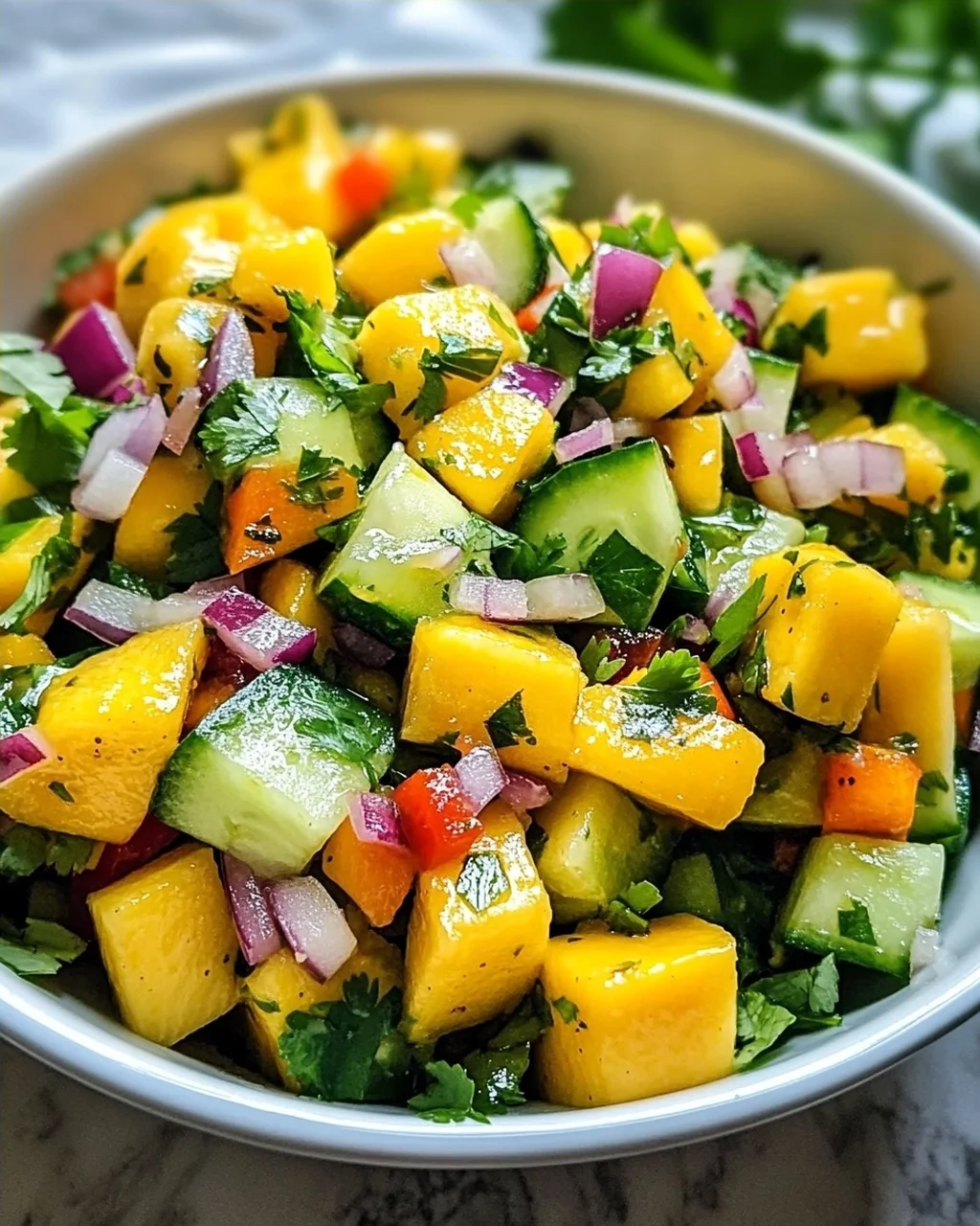 Mango-Gurken-Salat Rezept