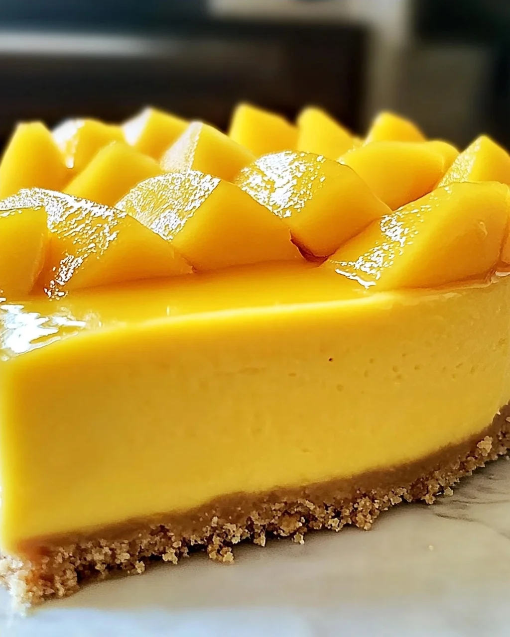 Mango-Käsekuchen ohne Backen: Einfaches Rezept