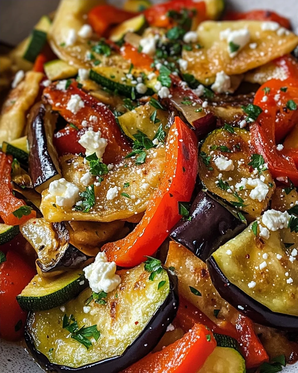 Maultaschenpfanne mit Gemüse