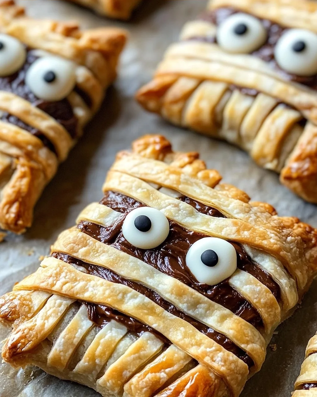 Nutella Mummy Hand Pies