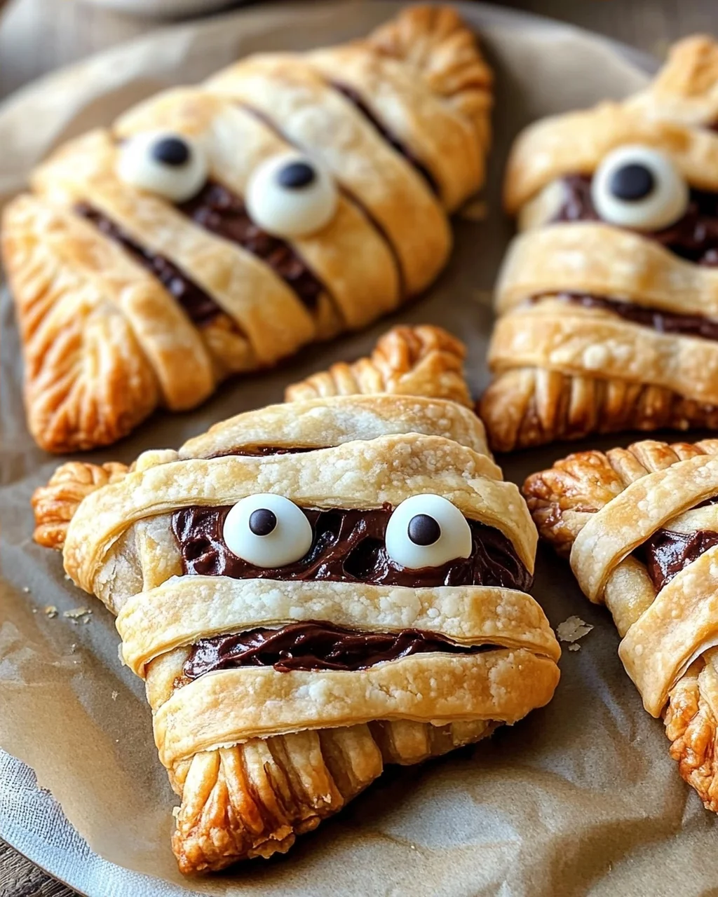 Nutella Mummy Hand Pies