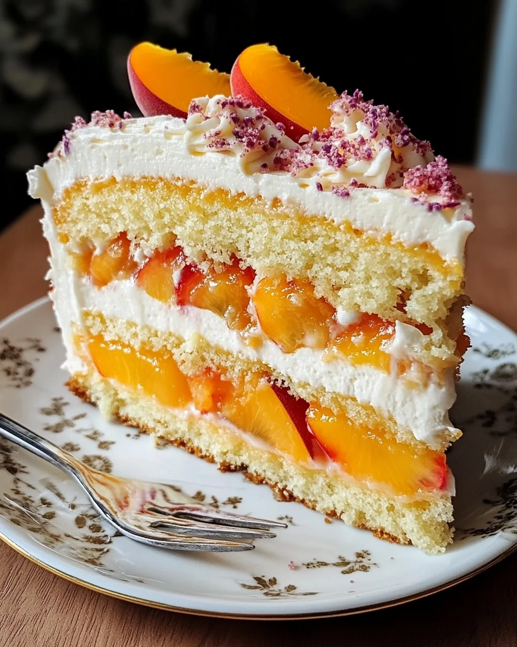 Pfirsich-Maracuja-Torte