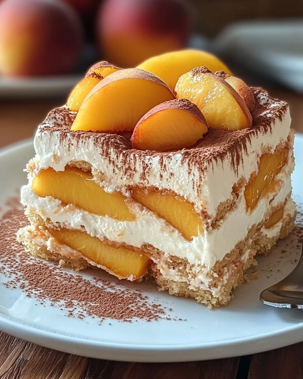 Pfirsich Tiramisu