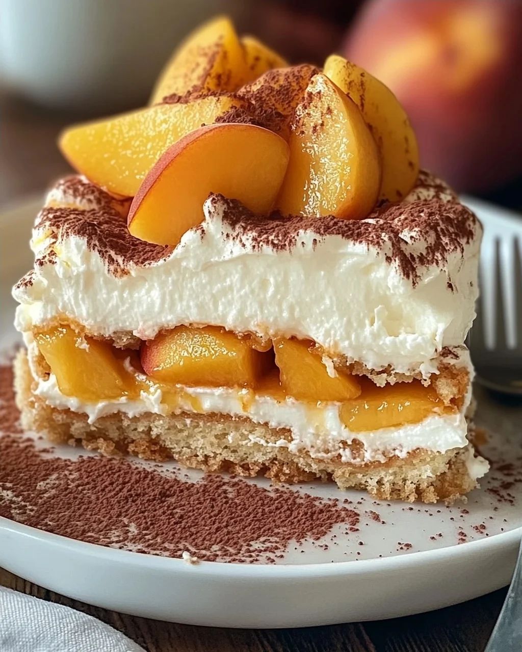 Pfirsich Tiramisu