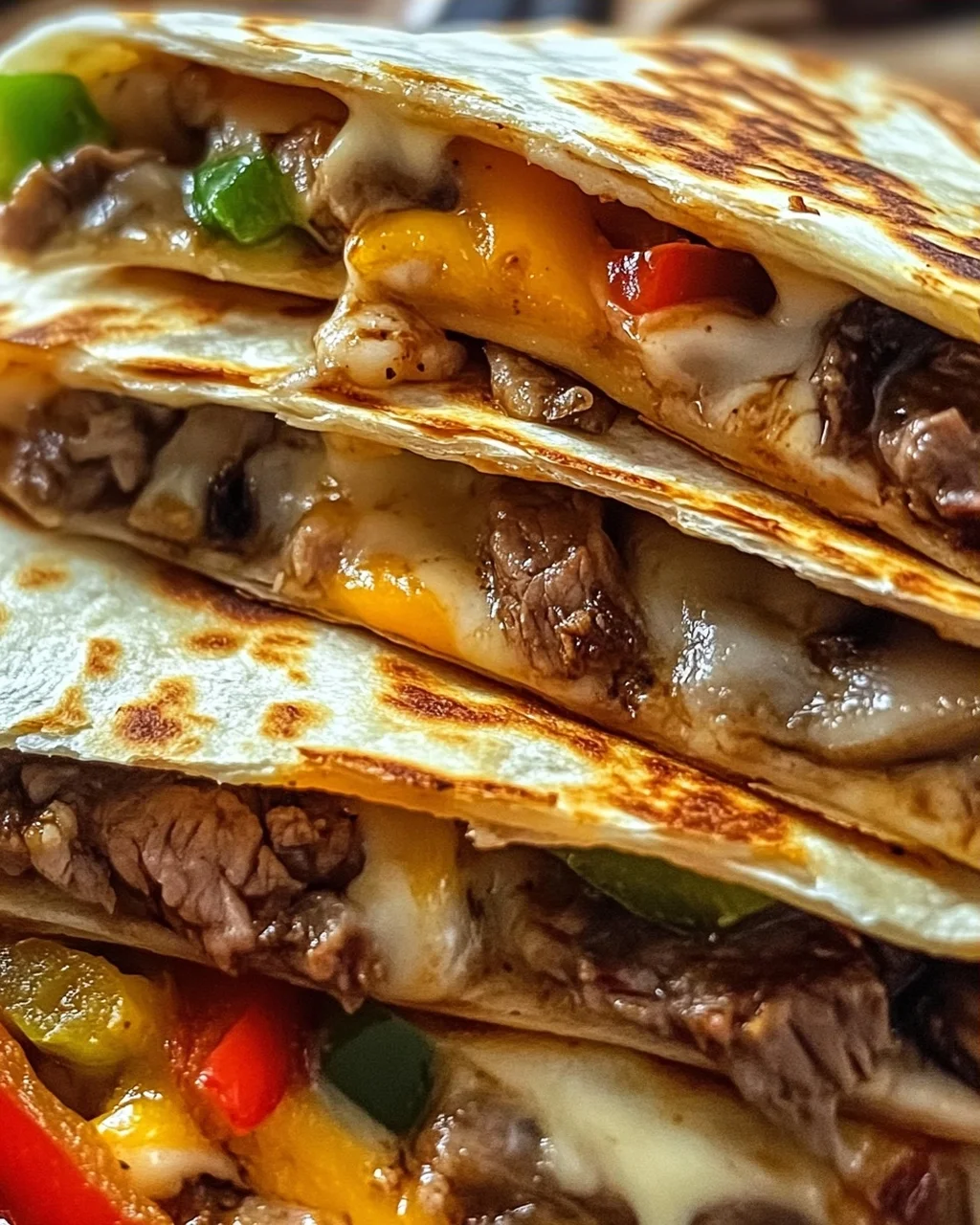 Philly Cheese Steak Quesadillas für Genuss Pur