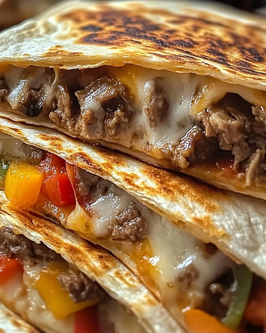 Philly Cheese Steak Quesadillas für Genuss Pur
