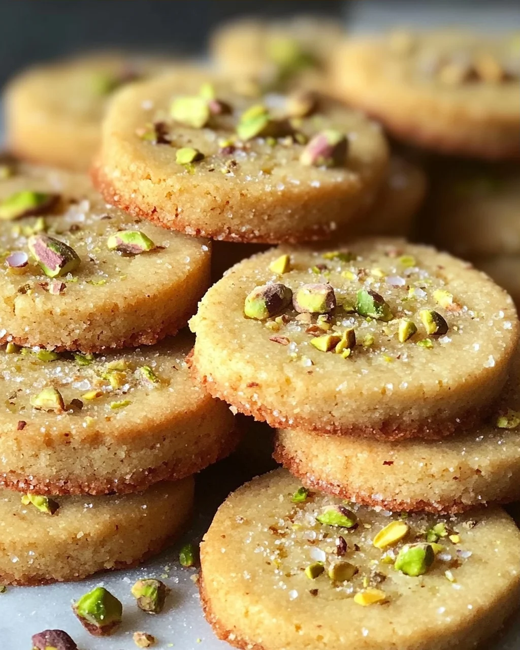 Pistazien Shortbread Kekse