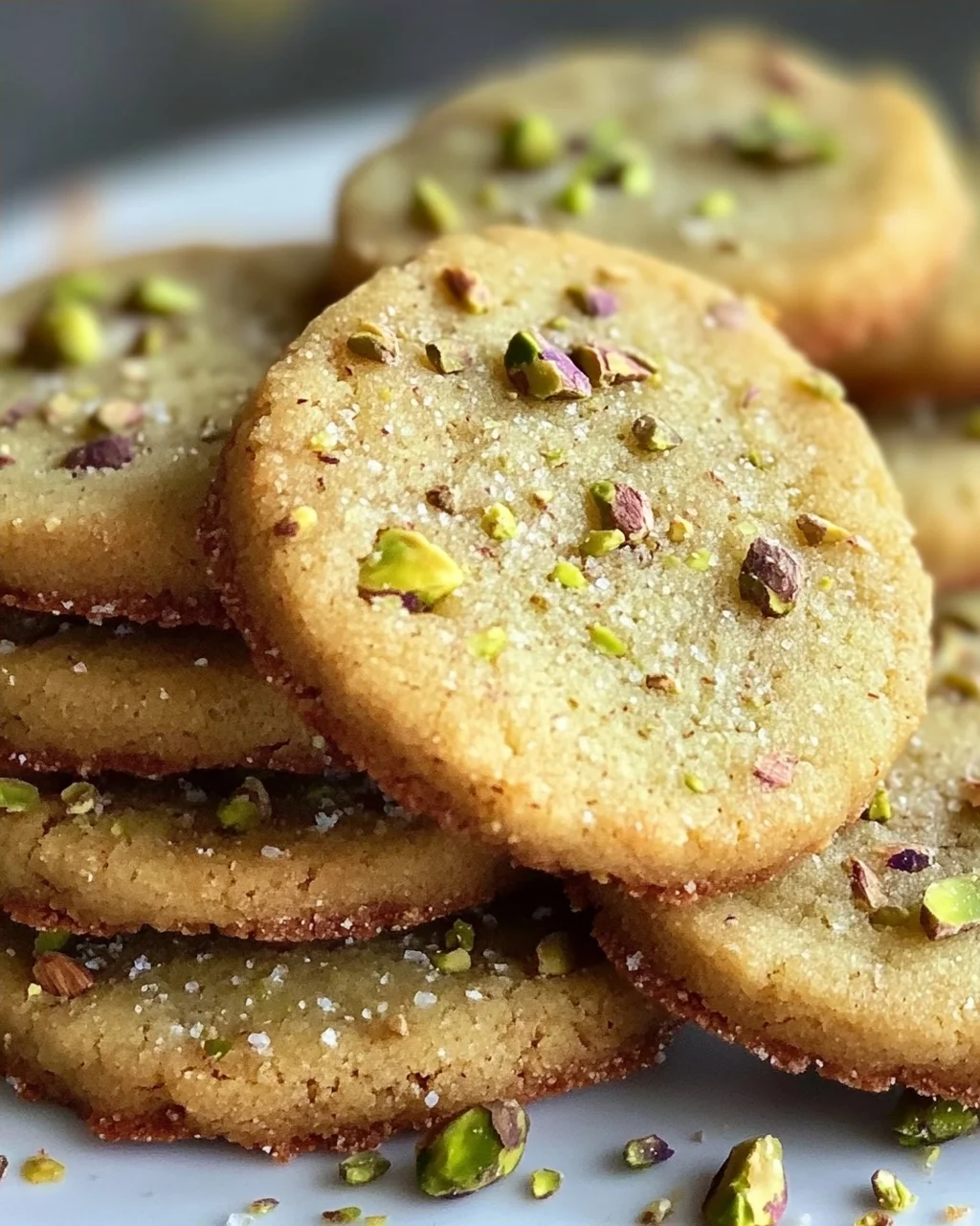 Pistazien Shortbread Kekse