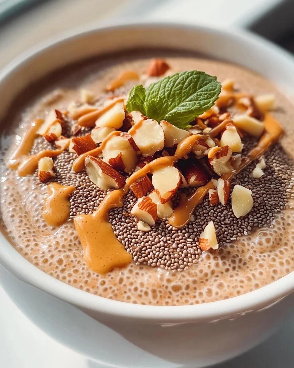 Proteinreicher Erdnussbutter Chia Pudding: Dein Power-Frühstück!