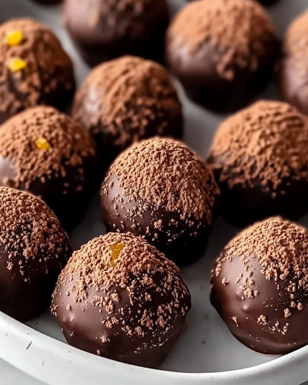Saftige Orange-Schokoladen Weihnachts-Trüffel Rezept