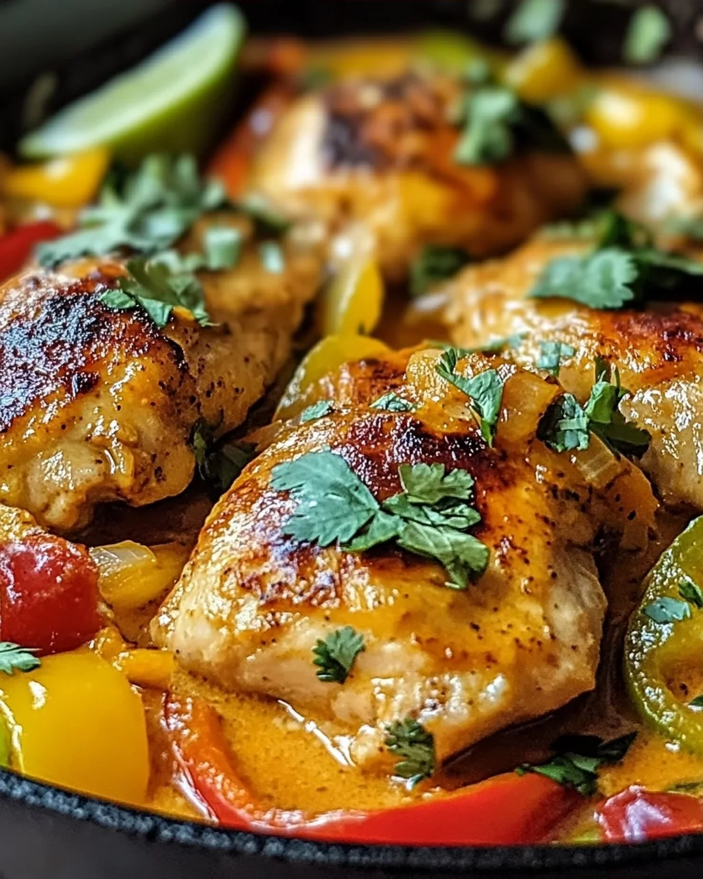 Scharfes brasilianisches Kokosnuss-Hühnchen genießen