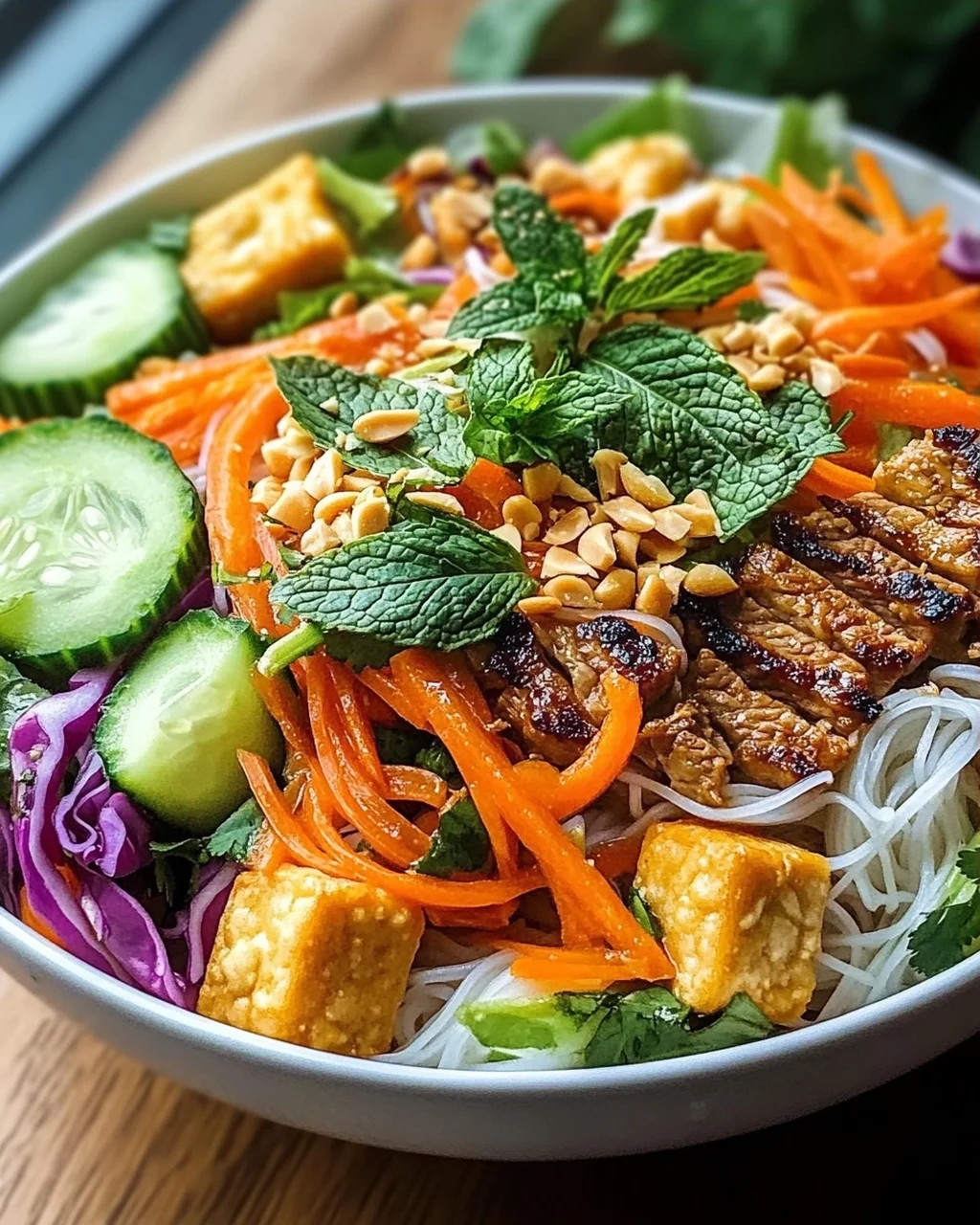Schneller vietnamesischer Nudelsalat – frisch und köstlich!