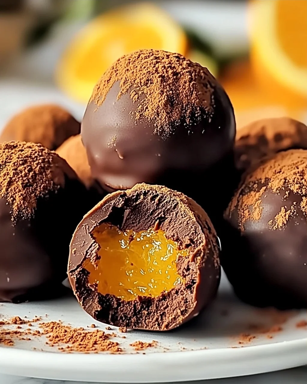 Schokoladenorange Trüffel ganz einfach selbst machen