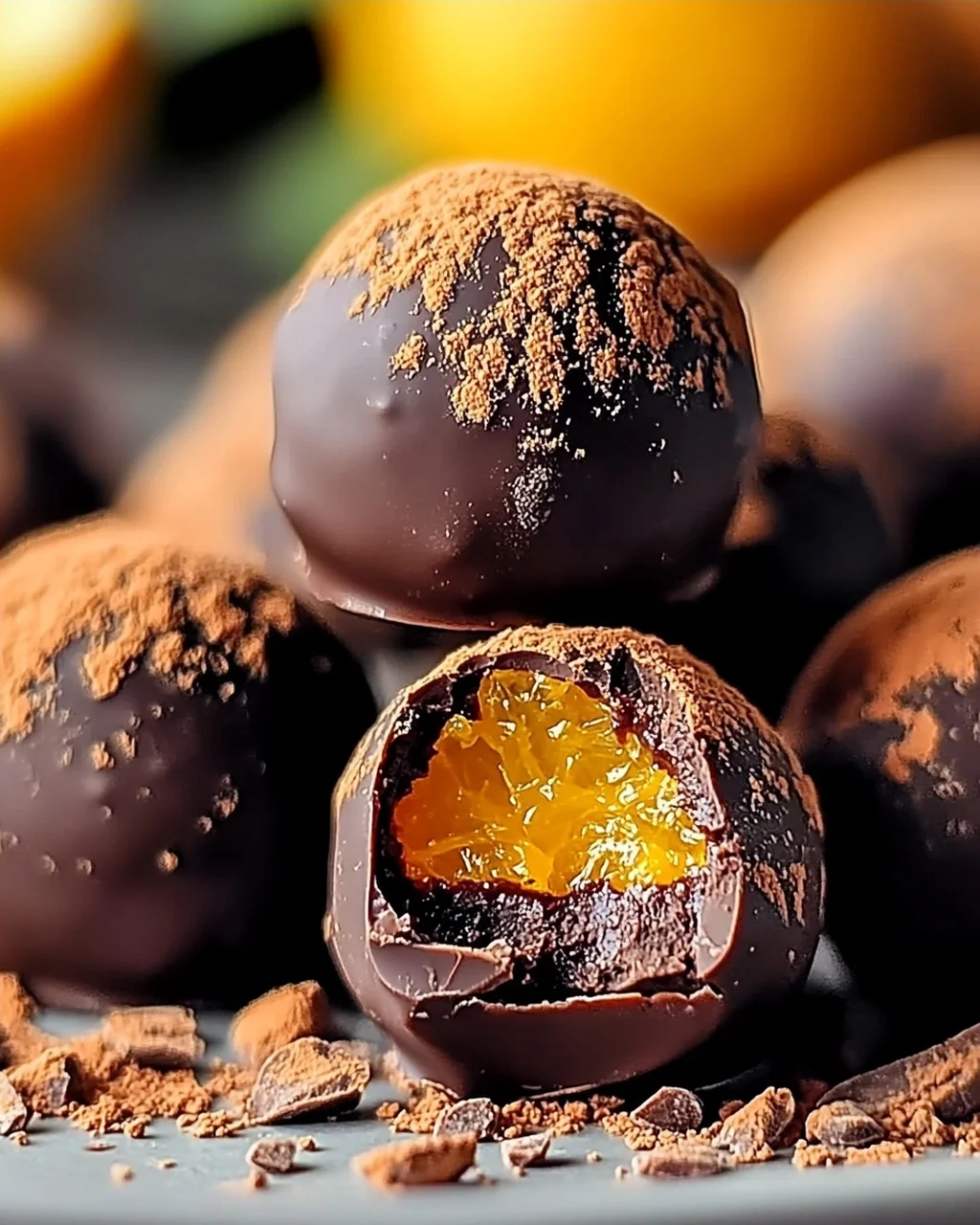 Schokoladenorange Trüffel ganz einfach selbst machen