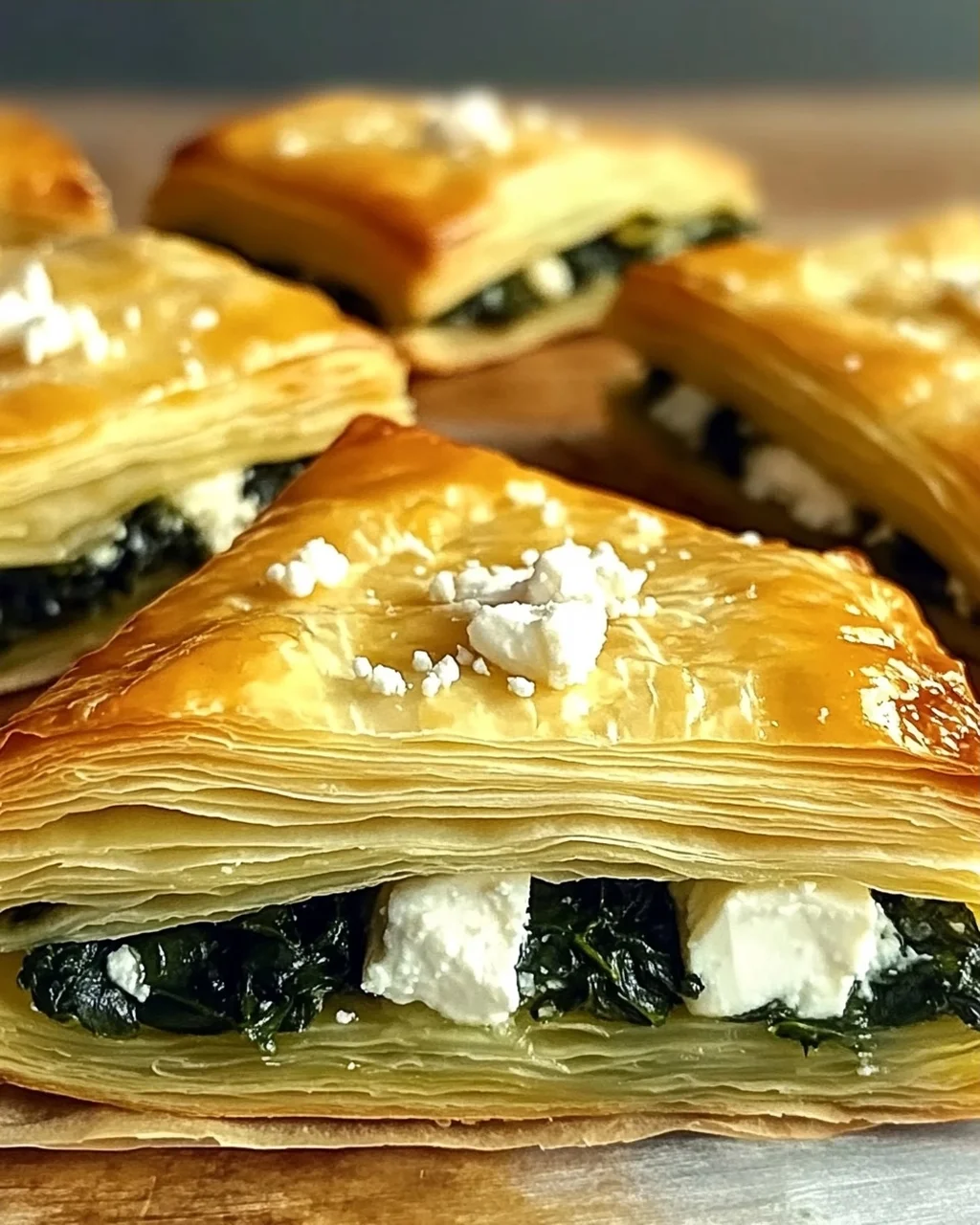 Spinat Feta Blätterteig zum Verlieben