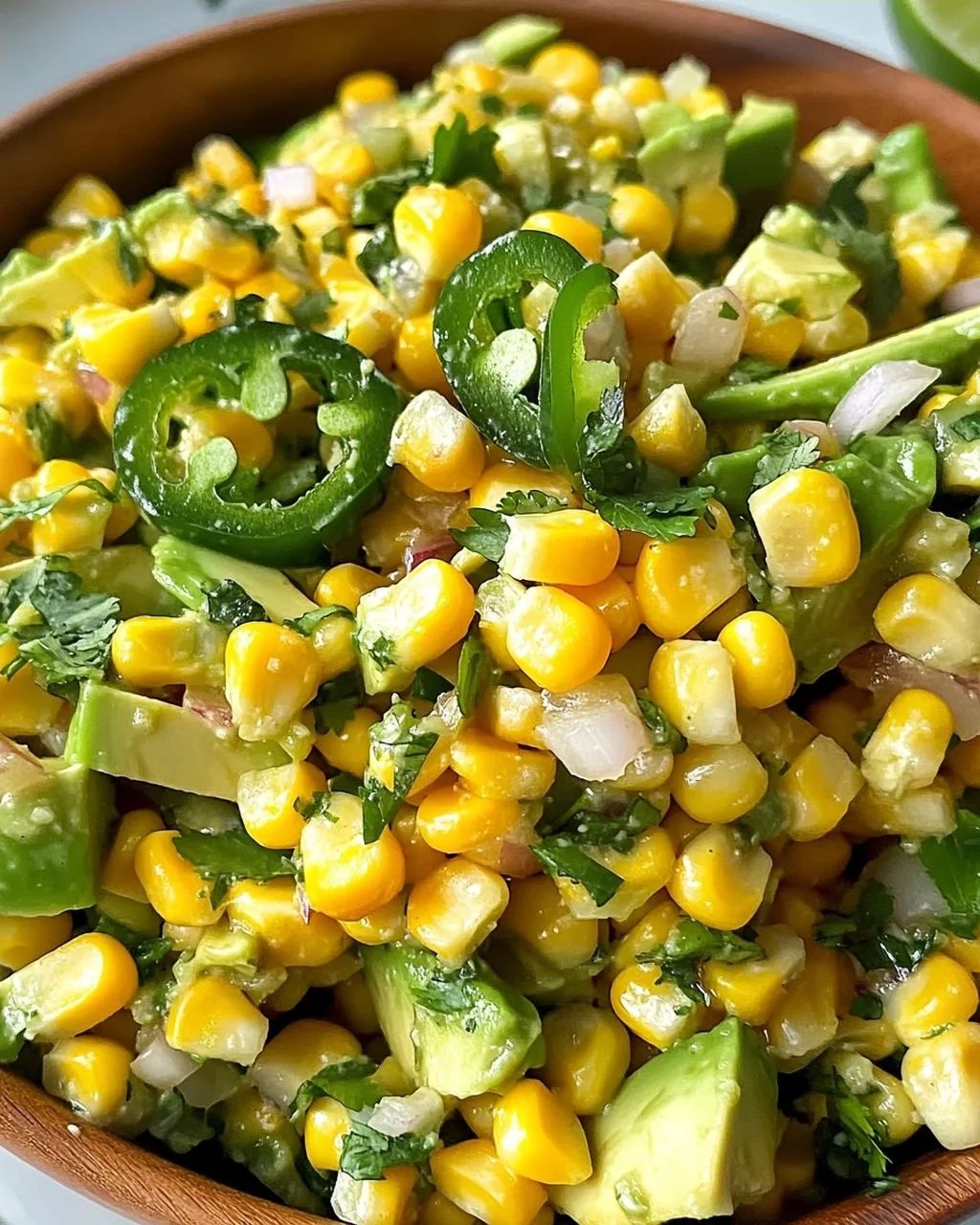 Süßmais Avocado Salat für den perfekten Sommergenuss