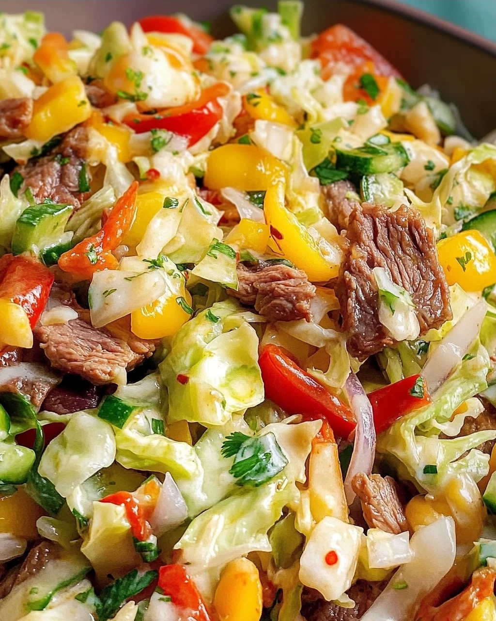 Über-Nacht-Salat Rezept zum Vorbereiten