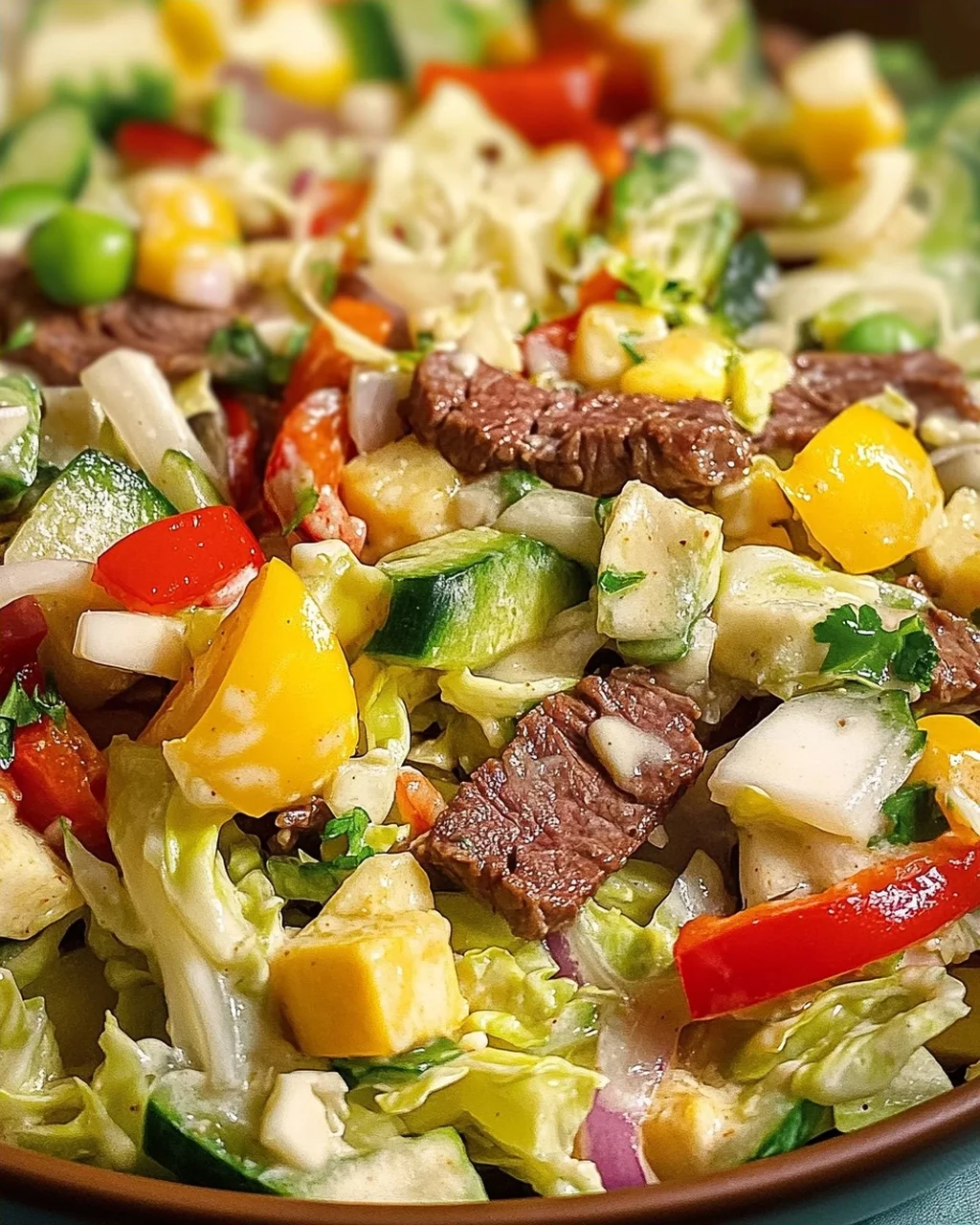 Über-Nacht-Salat Rezept zum Vorbereiten